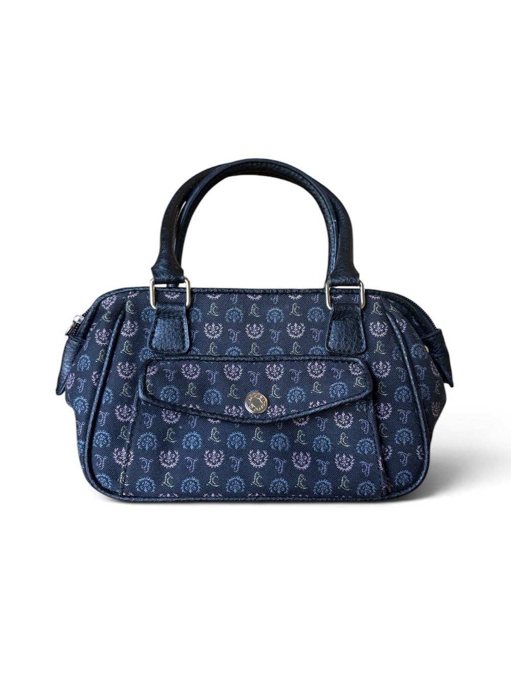 Liz Claiborne Monogram Satchel Bag | Y2K